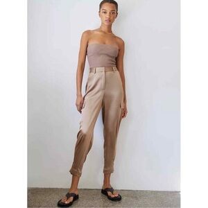 NWT Aritzia Babaton Refined Cargo Grey Taupe Size 0